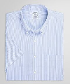 Brooks Brothers / ブルックス ブラザーズ シャツ・ブラウス | スーピマコットンストレッチ　キャンディストライプ　ショートスリーブ　ドレスシャツ　Regular Fit