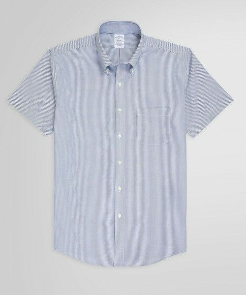 Brooks Brothers / ブルックス ブラザーズ シャツ・ブラウス | スーピマコットンストレッチ キャンディストライプ ショートスリーブ ドレスシャツ Regular Fit | 詳細2