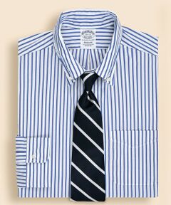 Brooks Brothers / ブルックス ブラザーズ シャツ・ブラウス | スーピマコットン　ボールドストライプ　ドレスシャツ　Regular Fit　Made in USA
