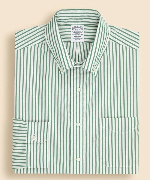 Brooks Brothers / ブルックス ブラザーズ シャツ・ブラウス | スーピマコットン　ボールドストライプ　ドレスシャツ　Regular Fit　Made in USA | 詳細1