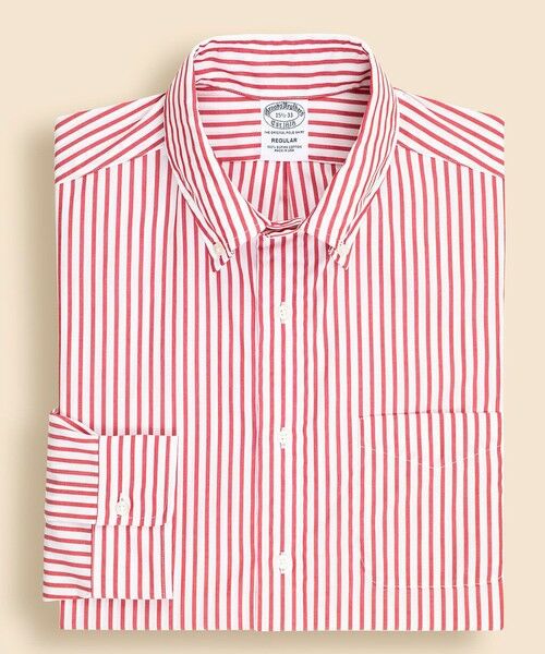 DT☆ MAX&Co.「MISTER」ビスコースサテン プリント シャツドレス スーピマコットン ボールドストライプ ドレスシャツ Regular Fit