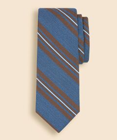 Brooks Brothers / ブルックス ブラザーズ ネクタイ | シルク／コットン　オルタネイトストライプ　レップタイ