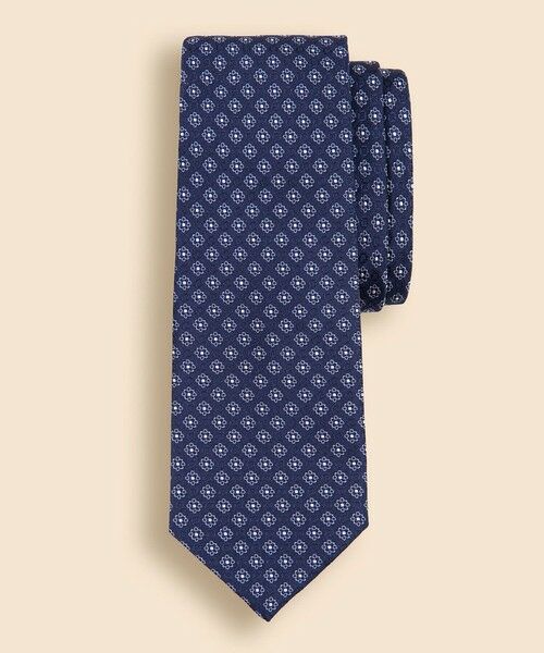 Brooks Brothers/ブルックス ブラザーズ シルク フラワーモチーフ ジャカードタイ ネイビー ONE SIZE Brooks Brothers/ブルックス ブラザーズ シルク フラワーモチーフ ジャカードタイ ネイビー ONE SIZE