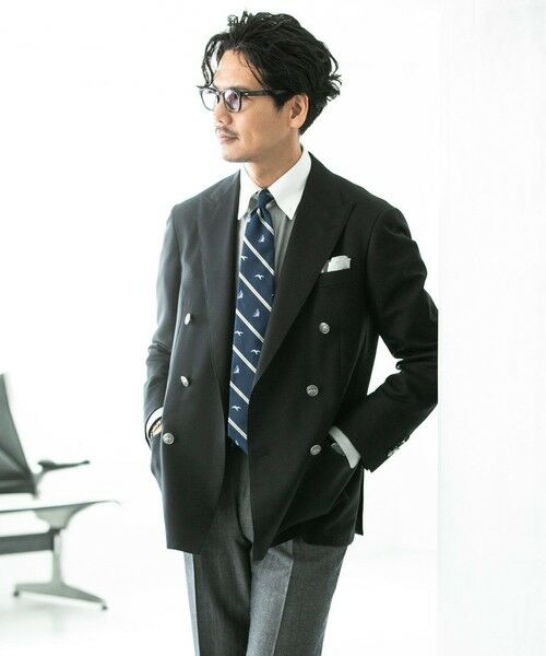 Brooks Brothers/ブルックス ブラザーズ ◆JAPAN TRAD.◆ ウール ダブル6釦ブレザー Classic Made by RING JACKET ネイビー 37SHT Brooks Brothers/ブルックス ブラザーズ ◆JAPAN TRAD.◆ ウール ダブル6釦ブレザー Classic Made by RING JACKET ネイビー 37SHT