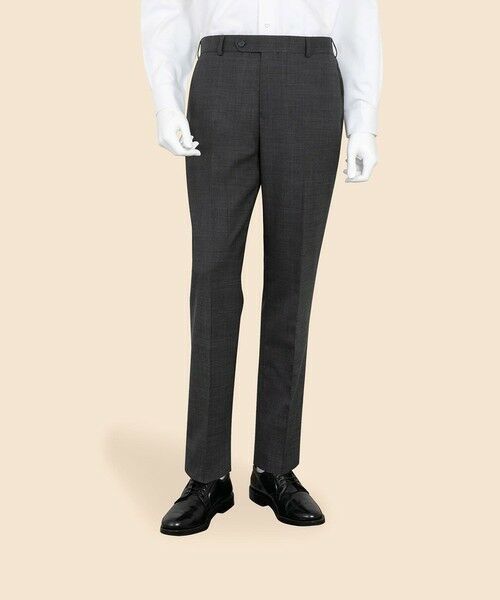 Brooks Brothers/ブルックス ブラザーズ Brooks Brothers Explorer ウール グレンプラッド プレーンフロント トラウザーズ Classic グレー 35inch Brooks Brothers/ブルックス ブラザーズ Brooks Brothers Explorer ウール グレンプラッド プレーンフロント トラウザーズ Classic グレー 35inch