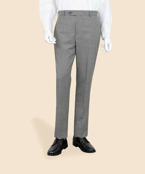 Brooks Brothers/ブルックス ブラザーズ Brooks Brothers Explorer ウール ハウンドトゥース プレーンフロント トラウザーズ Classic グレー 31inch Brooks Brothers/ブルックス ブラザーズ Brooks Brothers Explorer ウール ハウンドトゥース プレーンフロント トラウザーズ Classic グレー 31inch