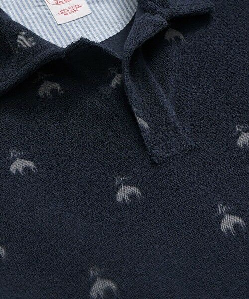 Brooks Brothers / ブルックス ブラザーズ ポロシャツ | コットン／ポリエステルジャージー　テリークロス　GFジャカード　ポロシャツ | 詳細3