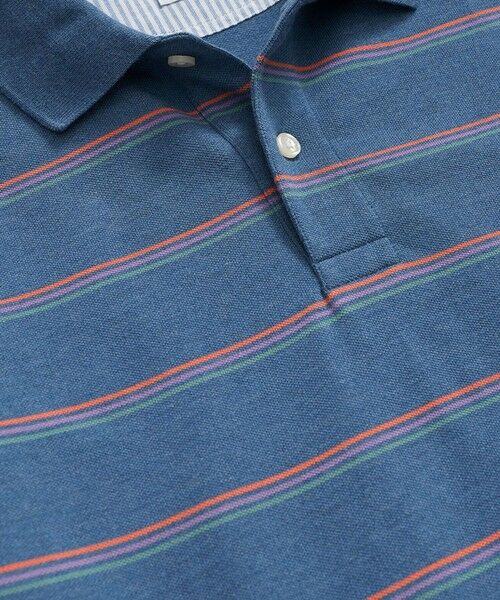 Brooks Brothers / ブルックス ブラザーズ ポロシャツ | スーピマコットンストレッチ　ピケ　GFロゴ　トリプルストライプ　ポロシャツ　Slim Fit | 詳細5