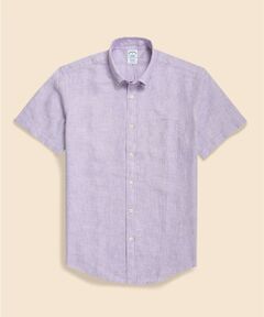 Brooks Brothers / ブルックス ブラザーズ シャツ・ブラウス | アイリッシュリネン　ショートスリーブ　スポーツシャツ　Regular Fit