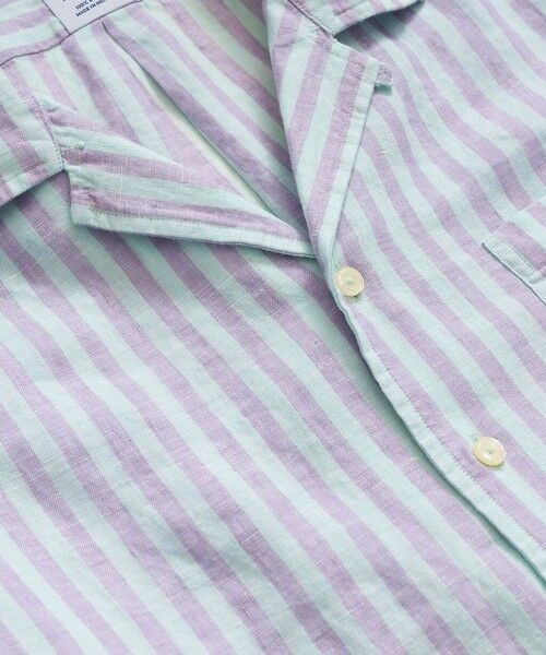 Brooks Brothers / ブルックス ブラザーズ シャツ・ブラウス | アイリッシュリネン ストライプ キャンプシャツ Regular Fit | 詳細1