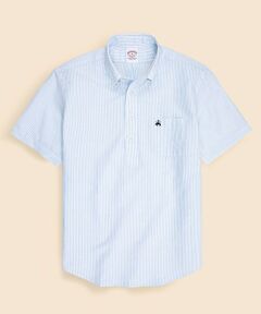 Brooks Brothers / ブルックス ブラザーズ シャツ・ブラウス | コットン／リネン　GFロゴ　ショートスリーブ　プルオーバーシャツ