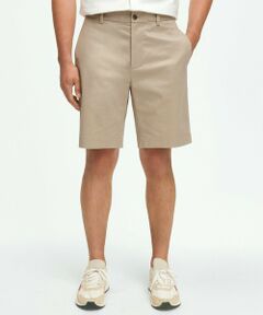 Brooks Brothers / ブルックス ブラザーズ ショート・ハーフ・半端丈パンツ | ストレッチコットン　ライトウエイトアドバンテージチノ　プレーンフロント　9inショーツ