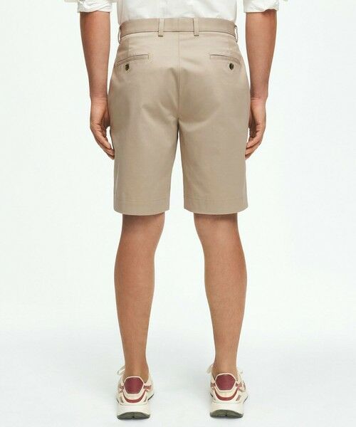 Brooks Brothers / ブルックス ブラザーズ ショート・ハーフ・半端丈パンツ | ストレッチコットン ライトウエイトアドバンテージチノ プレーンフロント 9inショーツ | 詳細1