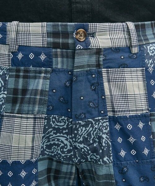 Brooks Brothers / ブルックス ブラザーズ ショート・ハーフ・半端丈パンツ | コットン　マドラスパッチワーク　プレーンフロント　7inショーツ | 詳細2