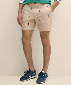 Brooks Brothers / ブルックス ブラザーズ ショート・ハーフ・半端丈パンツ | ストレッチコットン　ライフジャケットエンブロイダリー　7inショーツ