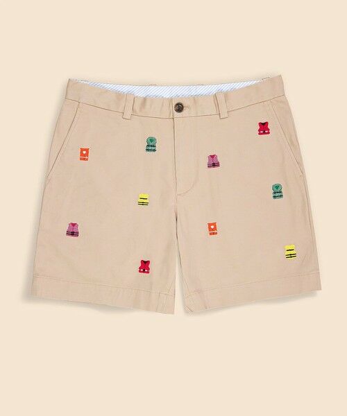 Brooks Brothers / ブルックス ブラザーズ ショート・ハーフ・半端丈パンツ | ストレッチコットン　ライフジャケットエンブロイダリー　7inショーツ | 詳細4