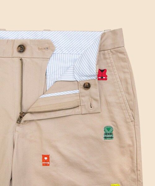 Brooks Brothers / ブルックス ブラザーズ ショート・ハーフ・半端丈パンツ | ストレッチコットン　ライフジャケットエンブロイダリー　7inショーツ | 詳細6
