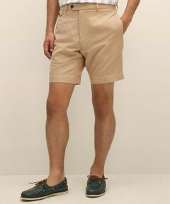 Brooks Brothers / ブルックス ブラザーズ ショート・ハーフ・半端丈パンツ | リネン/コットン　プレーンフロント　9inショーツ