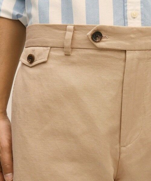 Brooks Brothers / ブルックス ブラザーズ ショート・ハーフ・半端丈パンツ | リネン/コットン プレーンフロント 9inショーツ | 詳細2