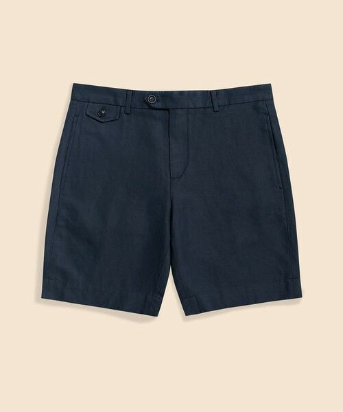 Brooks Brothers / ブルックス ブラザーズ ショート・ハーフ・半端丈パンツ | リネン/コットン プレーンフロント 9inショーツ | 詳細10