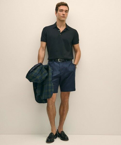 Brooks Brothers / ブルックス ブラザーズ ショート・ハーフ・半端丈パンツ | リネン/コットン プレーンフロント 9inショーツ | 詳細9