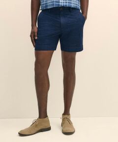 Brooks Brothers / ブルックス ブラザーズ ショート・ハーフ・半端丈パンツ | コットン　ペイズリー　プレーンフロント　7inショーツ
