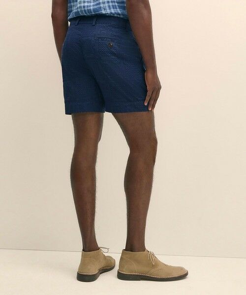 Brooks Brothers / ブルックス ブラザーズ ショート・ハーフ・半端丈パンツ | コットン　ペイズリー　プレーンフロント　7inショーツ | 詳細1