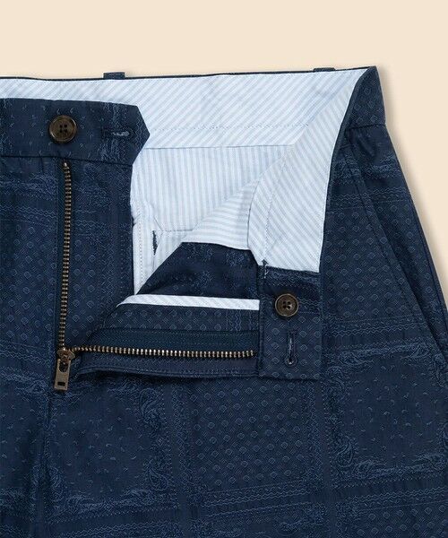 Brooks Brothers / ブルックス ブラザーズ ショート・ハーフ・半端丈パンツ | コットン　ペイズリー　プレーンフロント　7inショーツ | 詳細6