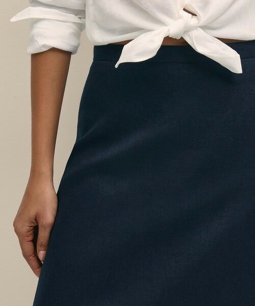 Brooks Brothers / ブルックス ブラザーズ ロング・マキシ丈スカート | リネン Aライン ロングスカート | 詳細2