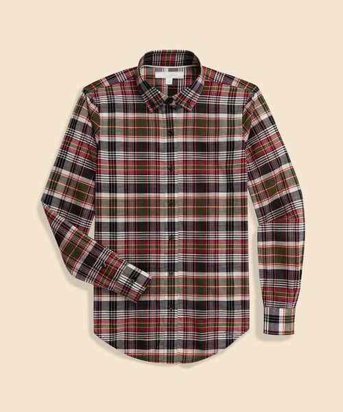 セール】 コットン マドラスチェック シャツ Classic Fit