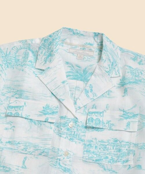 Brooks Brothers / ブルックス ブラザーズ シャツ・ブラウス | リネン　トワルドジュイ　ショートスリーブシャツ | 詳細1
