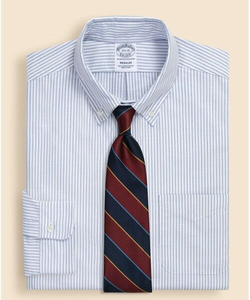 Brooks Brothers/ブルックス ブラザーズ スーピマコットン オックスフォード ドレスシャツ Regular Fit Made in USA ブルー系その他 16 - 31 Brooks Brothers/ブルックス ブラザーズ スーピマコットン オックスフォード ドレスシャツ Regular Fit Made in USA ブルー系その他 16 - 31