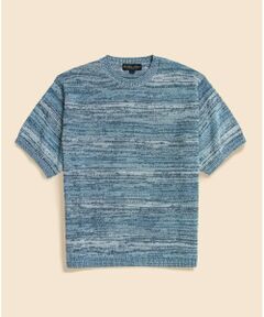 Brooks Brothers / ブルックス ブラザーズ ニット・セーター | コットンブレンド　グラデーション　ショートスリーブ　クルーネックセーター