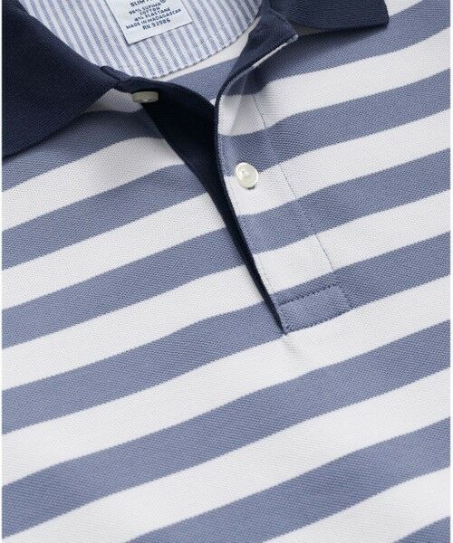 Brooks Brothers / ブルックス ブラザーズ ポロシャツ | スーピマコットンストレッチピケ　GFロゴ　マリナーストライプ　ポロシャツ　Slim Fit | 詳細5