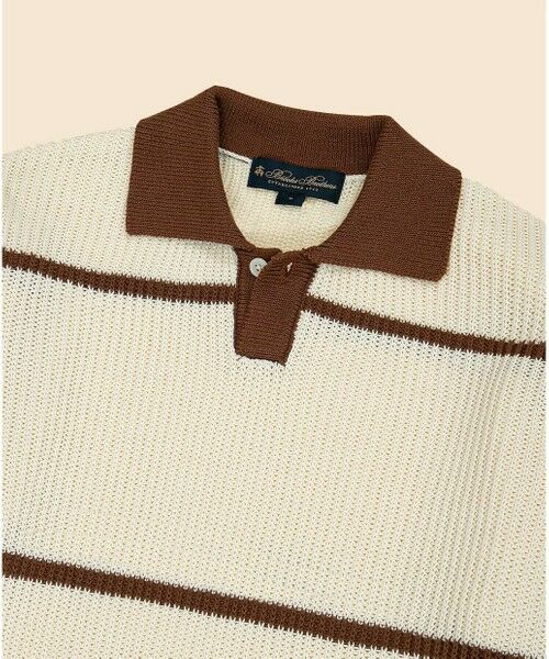 Brooks Brothers / ブルックス ブラザーズ ポロシャツ | コットン ワイドピッチストライプ ポロセーター | 詳細2