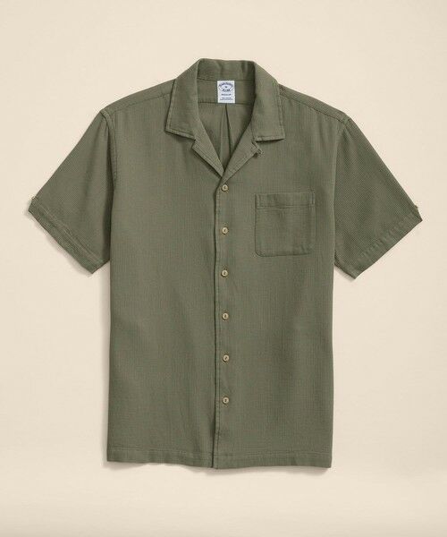 Brooks Brothers / ブルックス ブラザーズ シャツ・ブラウス | コットン ワッフル キャンプシャツ Regular Fit | 詳細1