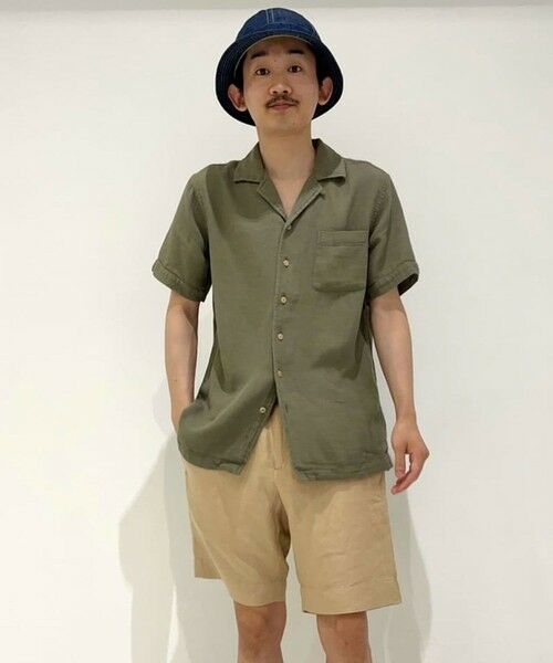 Brooks Brothers/ブルックス ブラザーズ コットン ワッフル キャンプシャツ Regular Fit オリーブ L Brooks Brothers/ブルックス ブラザーズ コットン ワッフル キャンプシャツ Regular Fit オリーブ L