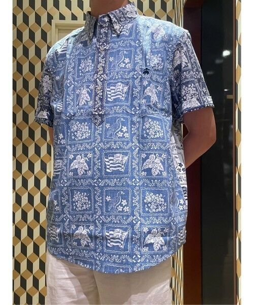 Brooks Brothers / ブルックス ブラザーズ シャツ・ブラウス | Brooks Brothers×Reyn Spooner　コットン／ポリエステル　プルオーバー　ファン　アロハシャツ | 詳細10