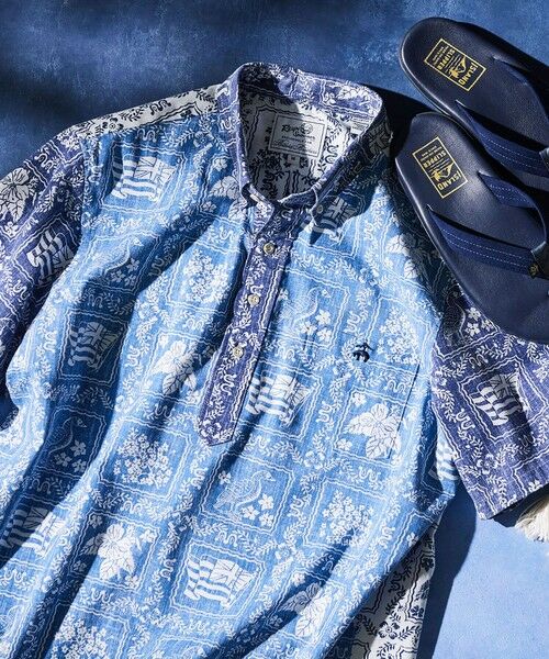 Brooks Brothers / ブルックス ブラザーズ シャツ・ブラウス | Brooks Brothers×Reyn Spooner　コットン／ポリエステル　プルオーバー　ファン　アロハシャツ | 詳細5