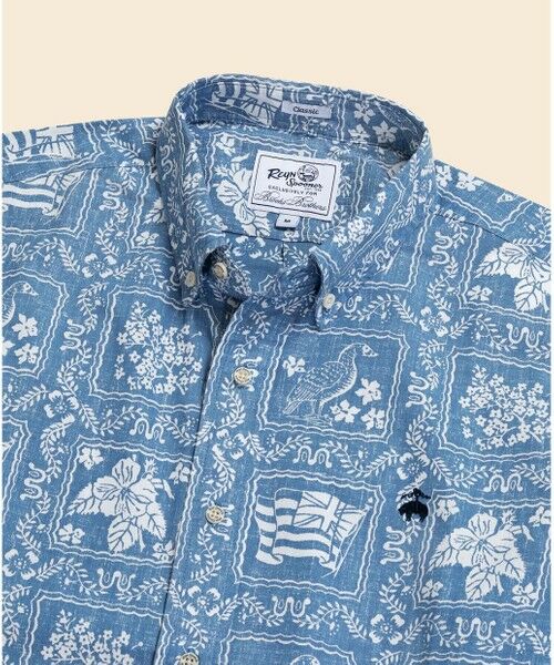 Brooks Brothers / ブルックス ブラザーズ シャツ・ブラウス | Brooks Brothers×Reyn Spooner　コットン／ポリエステル　ボタンダウン　アロハシャツ | 詳細15