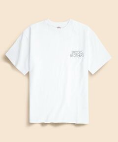 Brooks Brothers / ブルックス ブラザーズ Tシャツ | USAコットンジャージー　グラフィックロゴ　ヘビーウェイトTシャツ