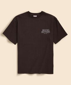 Brooks Brothers / ブルックス ブラザーズ Tシャツ | USAコットンジャージー　グラフィックロゴ　ヘビーウェイトTシャツ