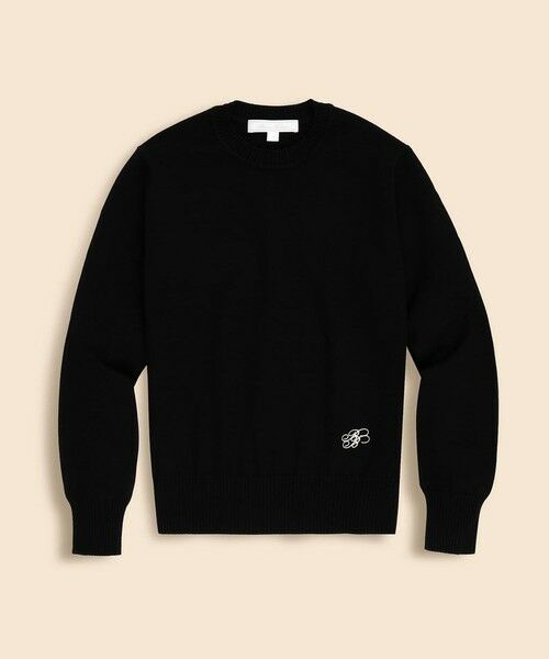 Brooks Brothers / ブルックス ブラザーズ ニット・セーター | 【Double B Collection】レーヨン/ポリエステル BBロゴ クルーネックセーター | 詳細1