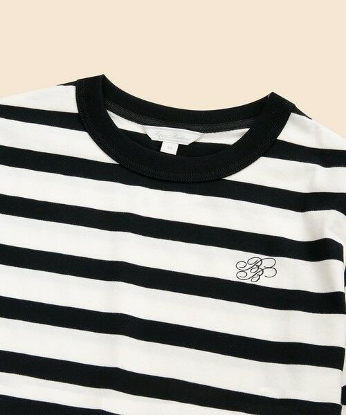 Brooks Brothers / ブルックス ブラザーズ Tシャツ | 【Double B Collection】コットン BBロゴ マリナーストライプ ヘビーウェイトTシャツ | 詳細2