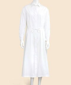 Brooks Brothers / ブルックス ブラザーズ ロング・マキシ丈ワンピース | コットンタイプライター　ロングシャツワンピース