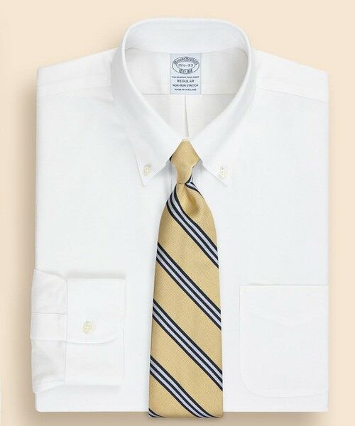 Brooks Brothers/ブルックス ブラザーズ ストレッチコットンドビー ドレスシャツ Regular Fit ホワイト 15 1/2-31 Brooks Brothers/ブルックス ブラザーズ ストレッチコットンドビー ドレスシャツ Regular Fit ホワイト 15 1/2-31