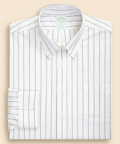 Brooks Brothers / ブルックス ブラザーズ シャツ・ブラウス | ストレッチコットン　ロイヤルオックスフォード　オルタネイトストライプ　ドレスシャツ　Slim Fit | 詳細1