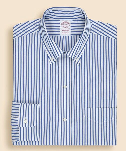 Brooks Brothers / ブルックス ブラザーズ シャツ・ブラウス | ◆JAPAN TRAD.◆ スーピマコットン　ブロード　ストライプ　６つ釦　ドレスシャツ　Traditional Fit | 詳細1