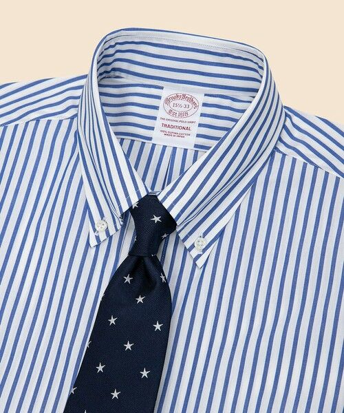 Brooks Brothers / ブルックス ブラザーズ シャツ・ブラウス | ◆JAPAN TRAD.◆ スーピマコットン　ブロード　ストライプ　６つ釦　ドレスシャツ　Traditional Fit | 詳細2