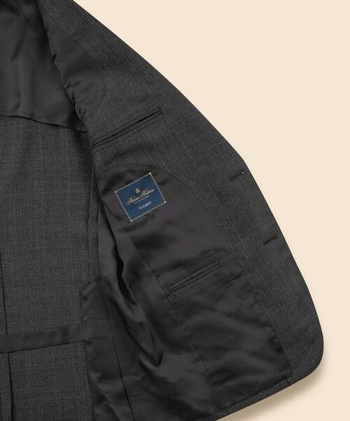 Brooks Brothers / ブルックス ブラザーズ セットアップ | ウール オーバーブルペイン グレンチェック シングル2釦スーツ Classic | 詳細6
